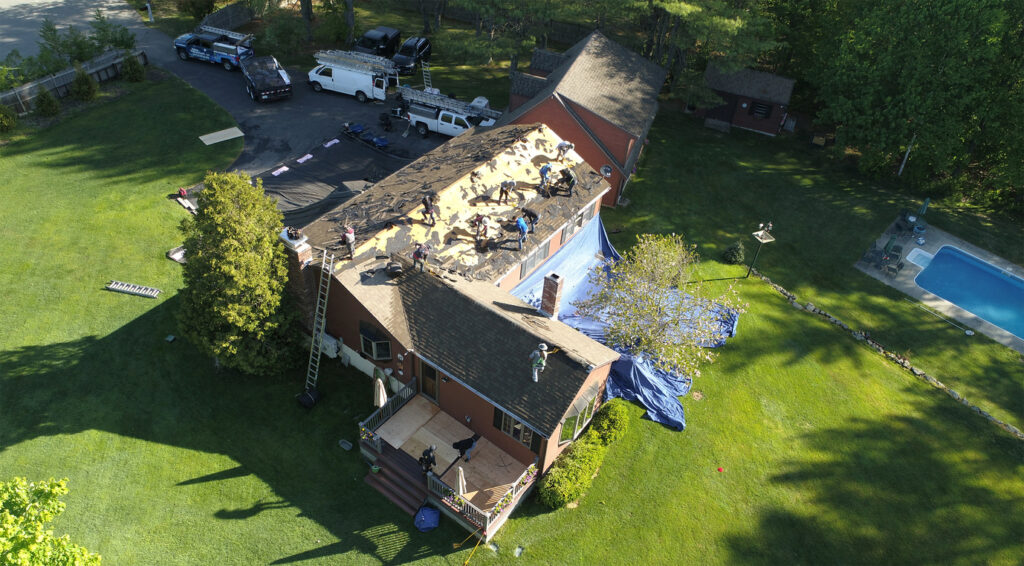 Residential roof replacement